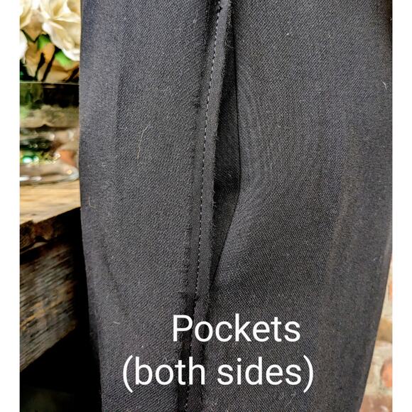 NEW Rachel Roy Shift Minidress Large Black Sleeveless Minimalist Stretch Metro - Picture 9 of 9